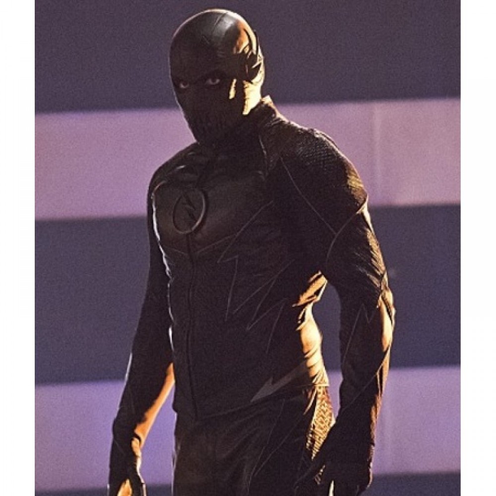 Zoom Season 2 The Flash Leather Jacket Costume